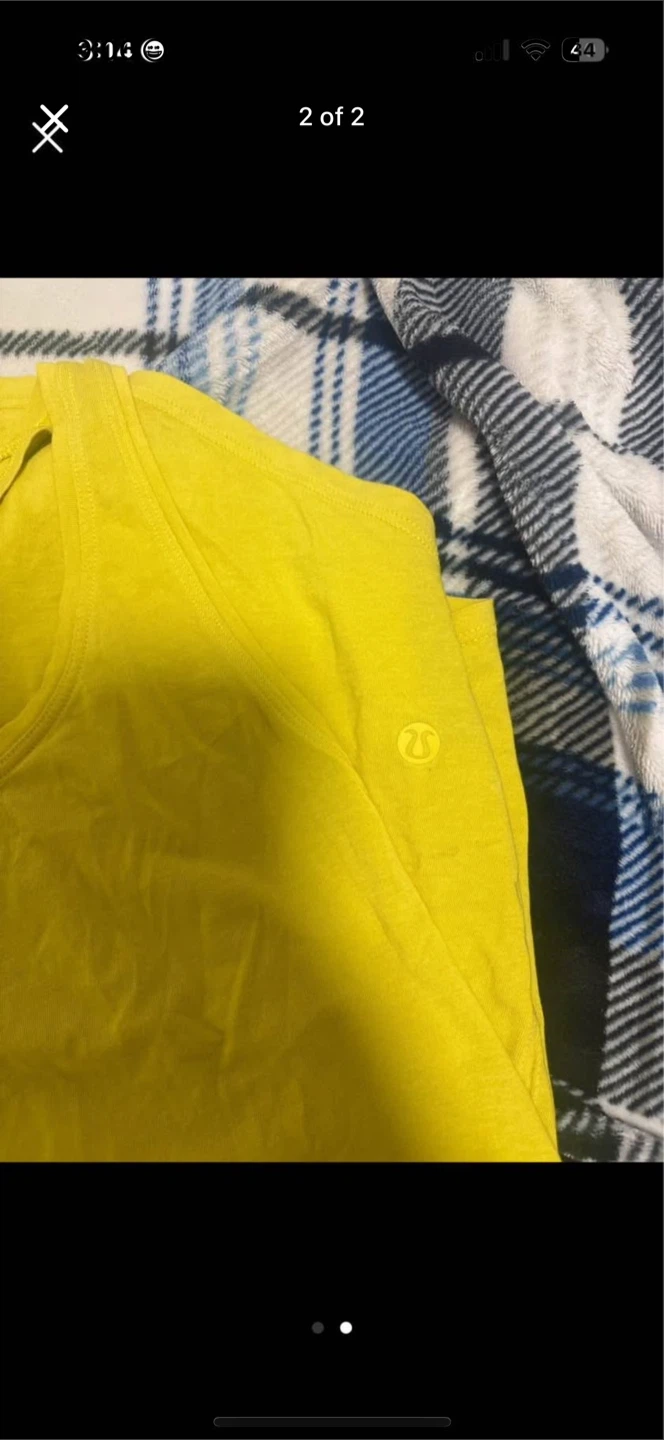 Lululemon Yellow Tank Top