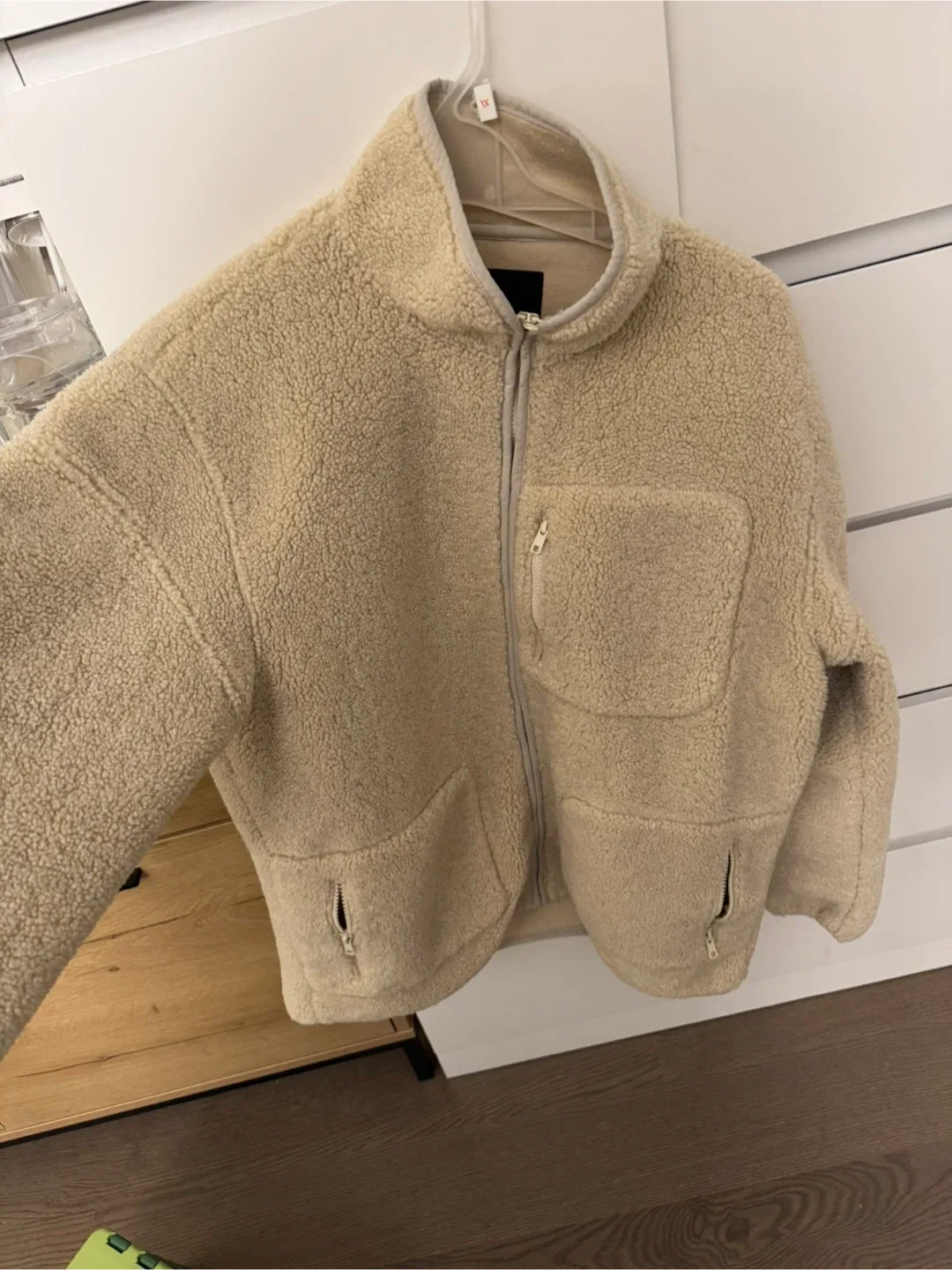 Oak + Fort Beige Fleece Jacket - Size M image indicator(2)