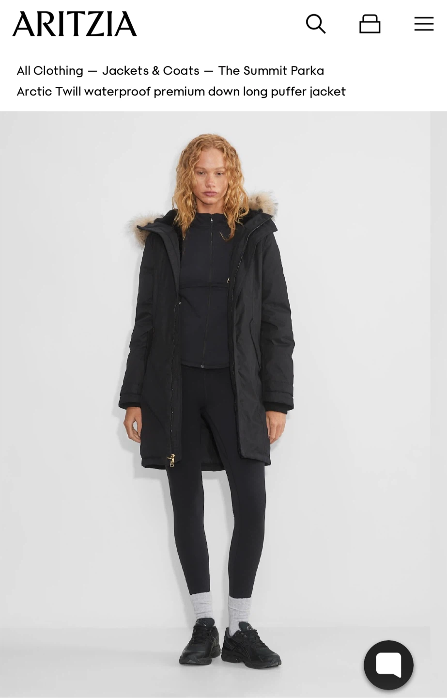 Aritzia Summit Parka - size M - photo 3