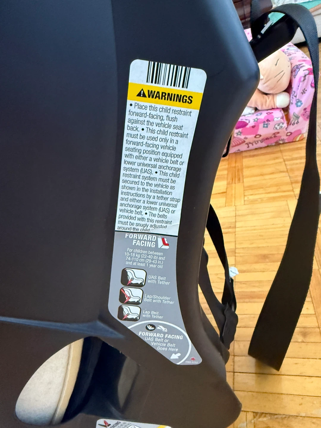 Cosco Floral Car Seat - Forward Facing - photo 5