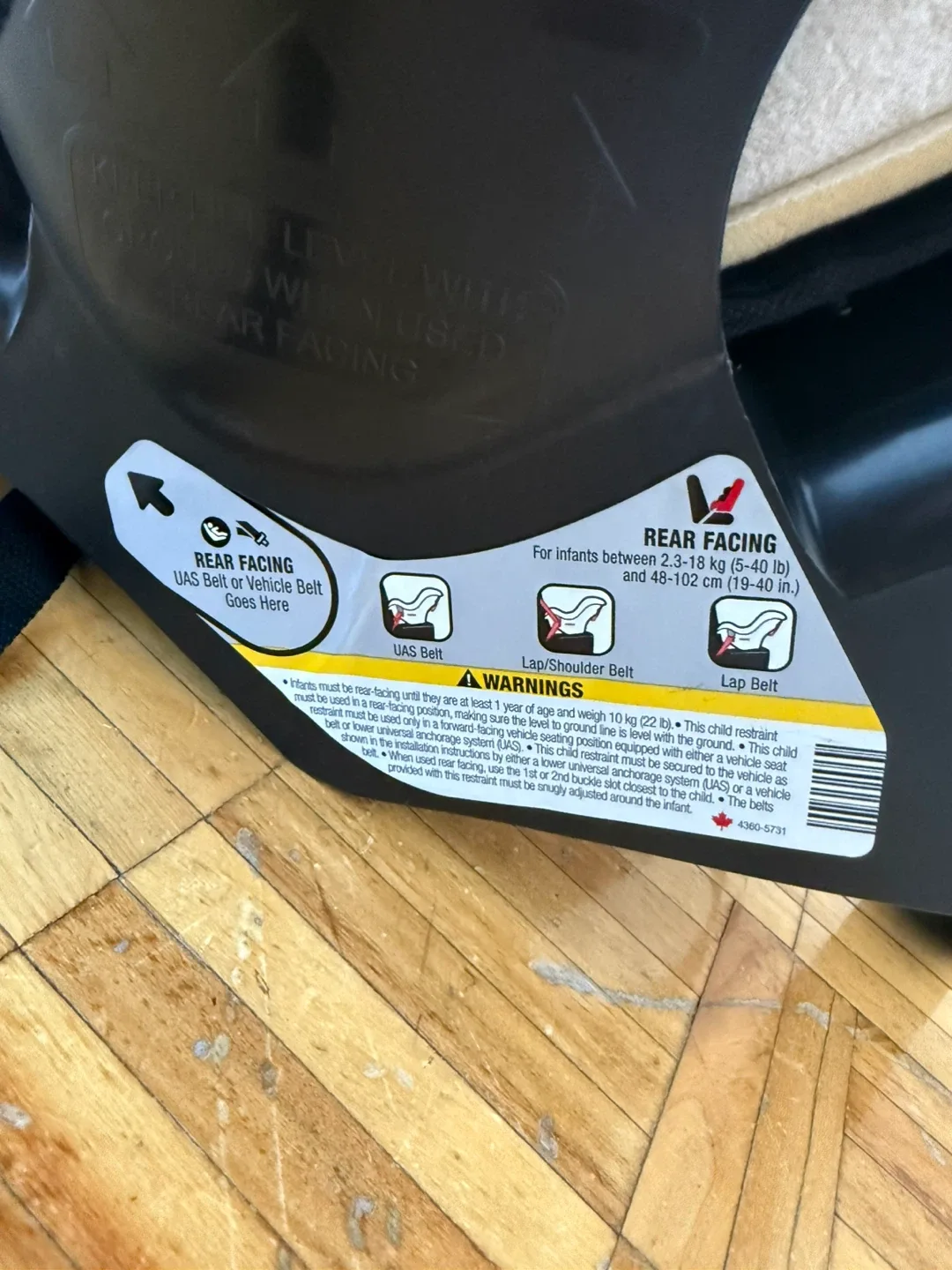 Cosco Floral Car Seat - Forward Facing image indicator(6)