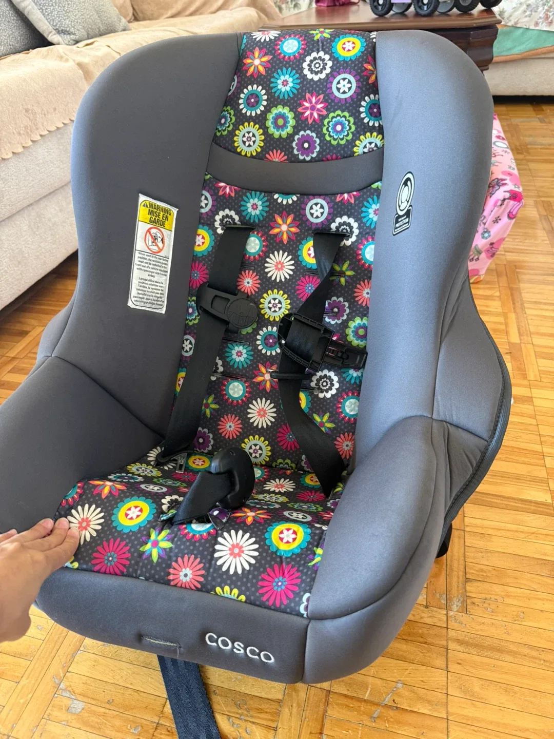 Cosco Floral Car Seat - Forward Facing