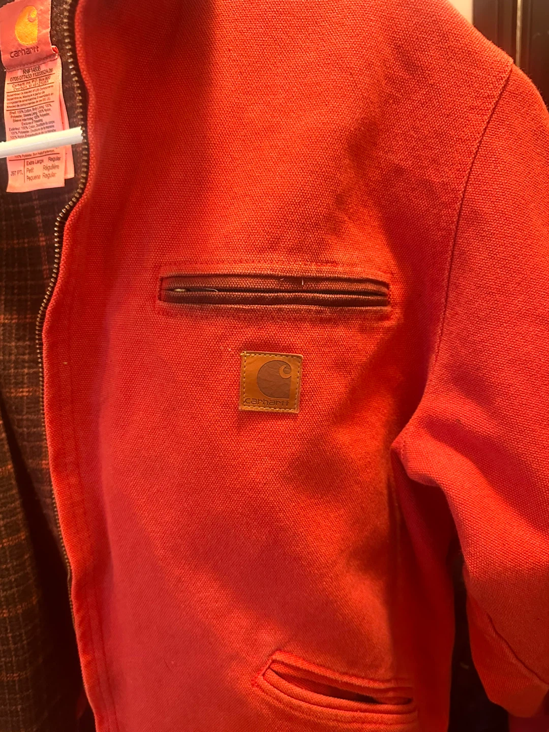 Carhartt Jacket, Red, Extra Large - photo 2