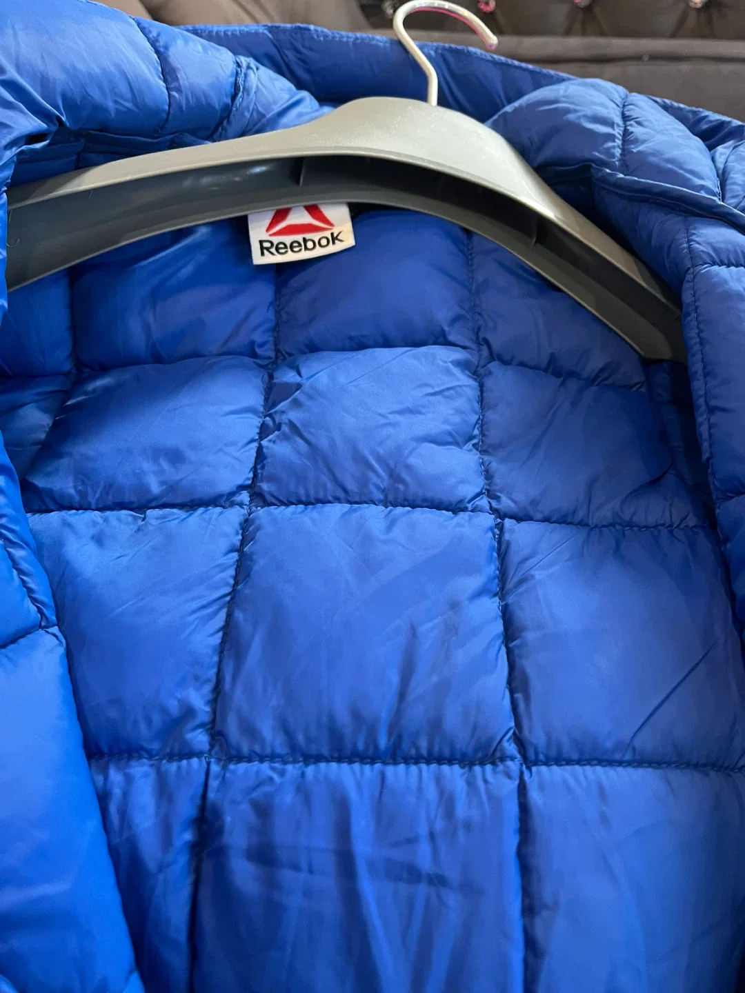 Brand new with tag Reebok Blue Puffer Jacket image indicator(3)