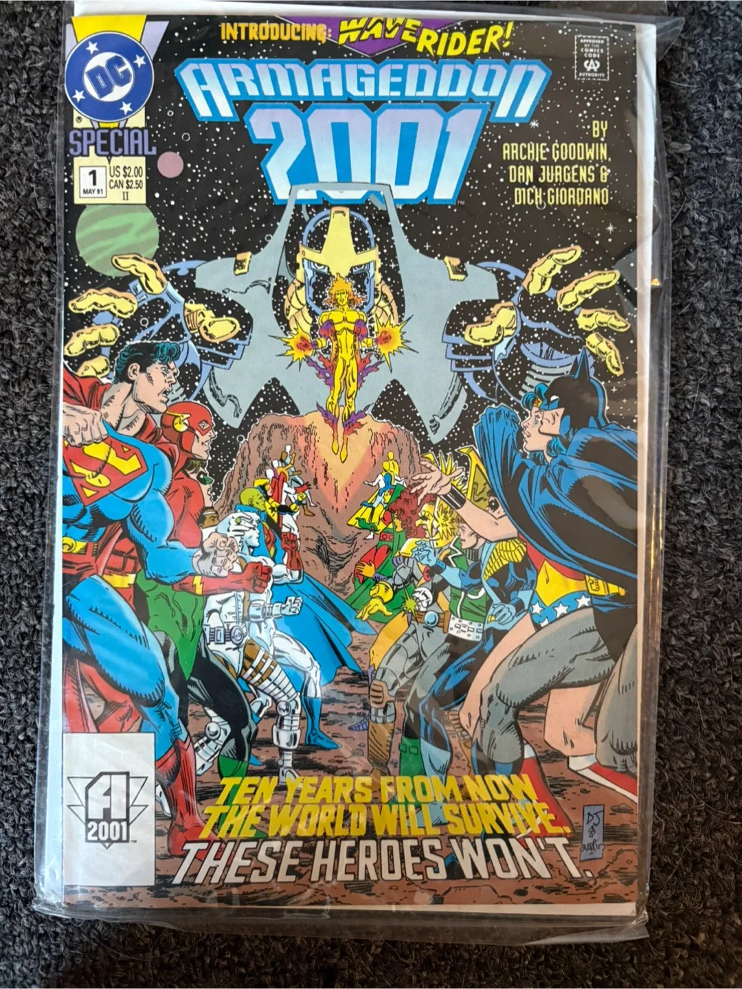 Comic Book Lot: Armageddon, Fantastic Four, Voltron, Superman image indicator(2)