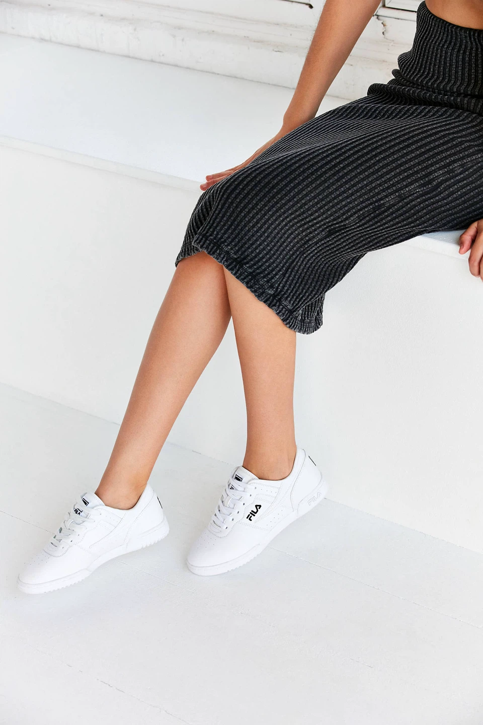 FILA Original Fitness White Leather Sneaker / FILA Leather Shoes - photo 5