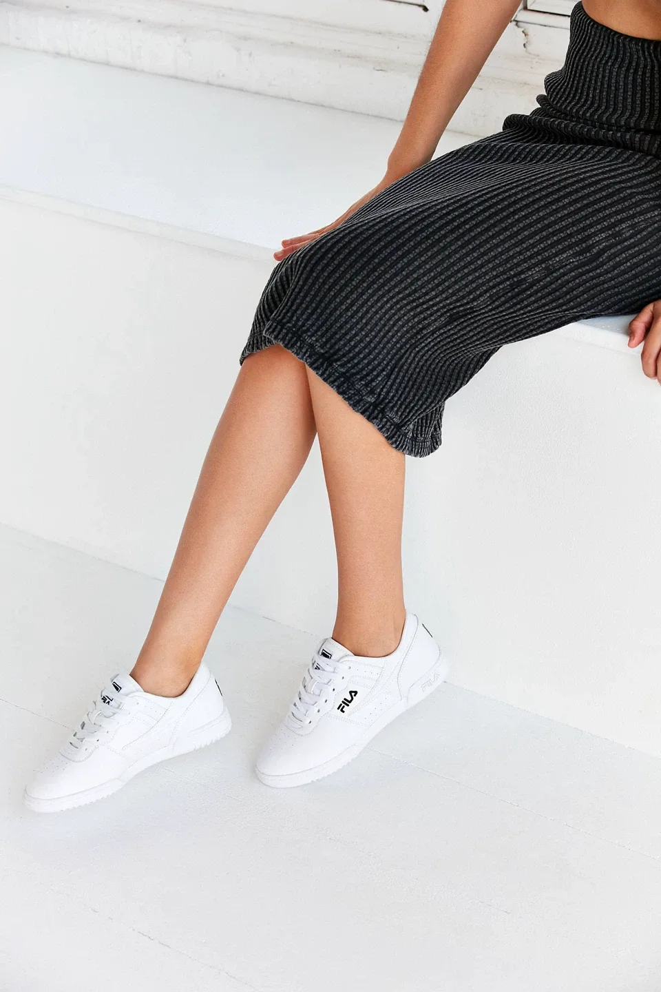 FILA Original Fitness White Leather Sneaker / FILA Leather Shoes image indicator(5)