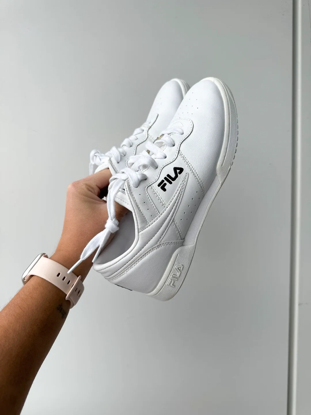 FILA Original Fitness White Leather Sneaker / FILA Leather Shoes image indicator(8)