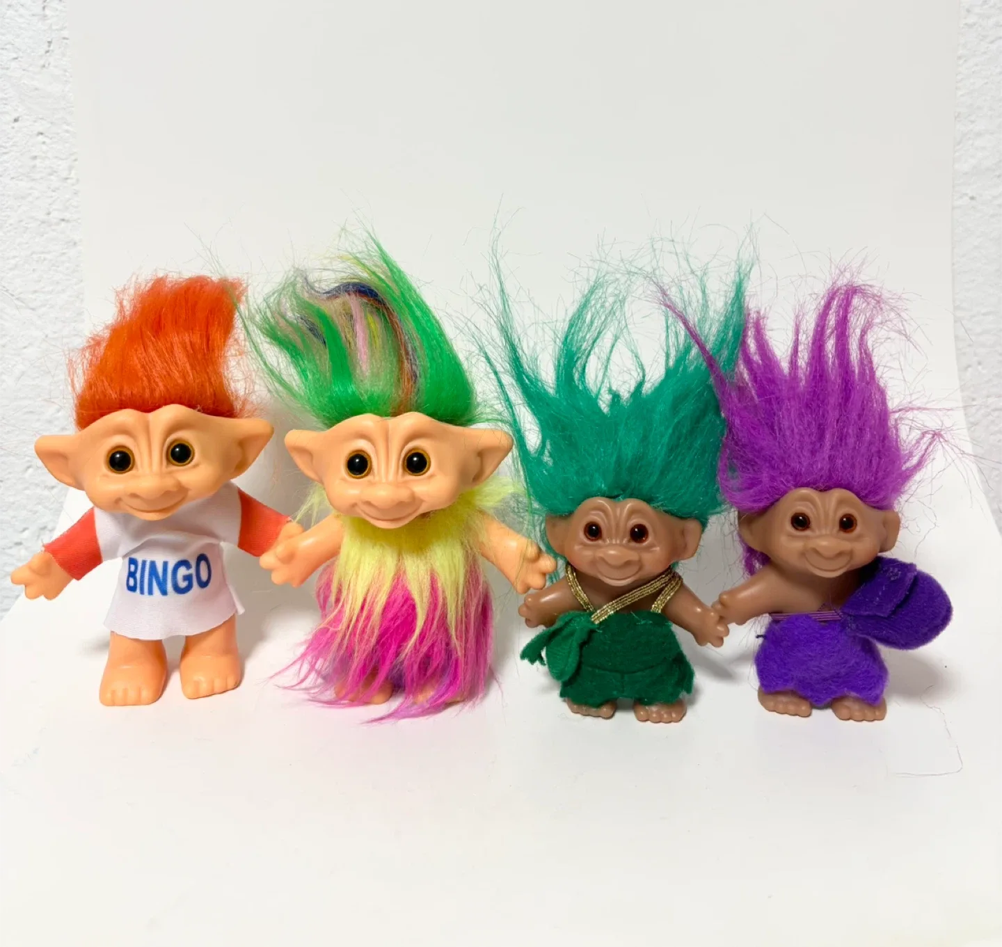 Vintage Troll Dolls - Set of 4