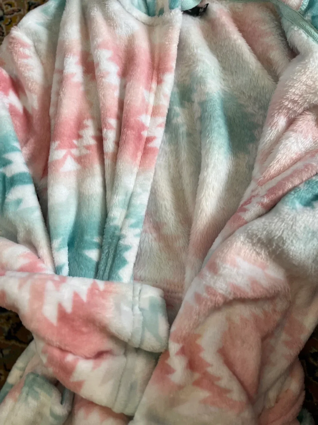 Brand new Kids Unicorn Hooded Bath Robe image indicator(2)