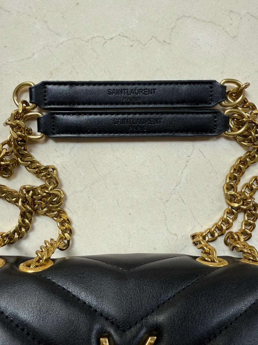 Black Quilted Chain Bag image indicator(4)