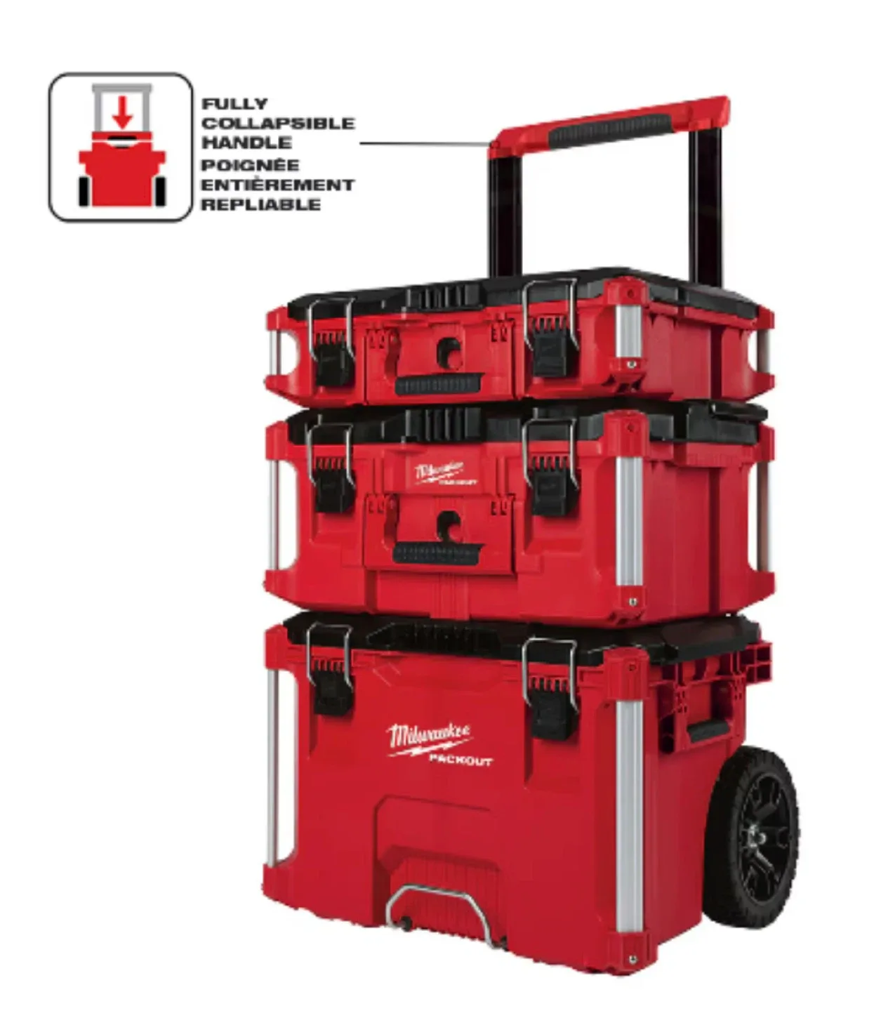 Milwaukee PACKOUT Rolling Tool Box Set image indicator(2)