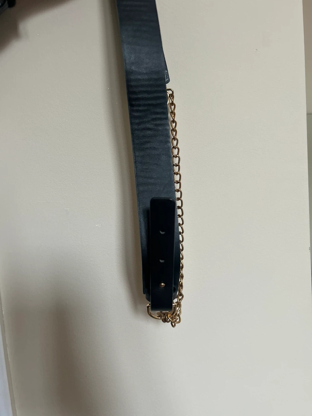 Black Strap with Gold Chain - photo 2