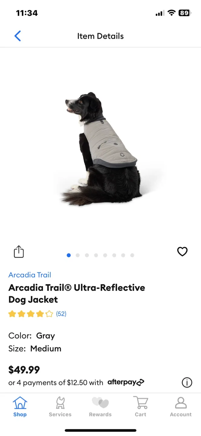 24” Brand New Arcadia Trail Winter Dog Coat image indicator(4)