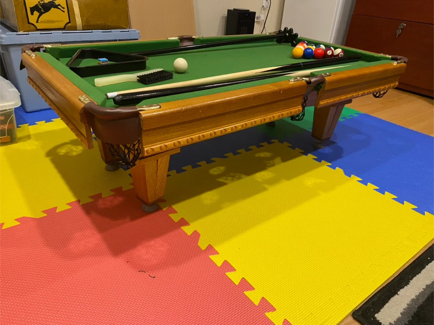 Table top Pool Table with Accessories image indicator(2)