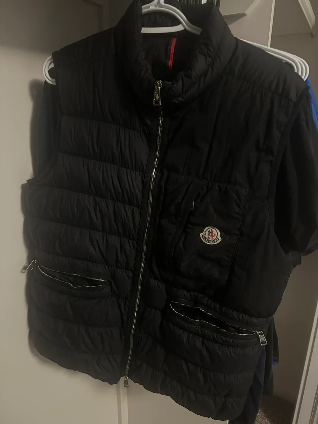 Moncler Black Padded Vest