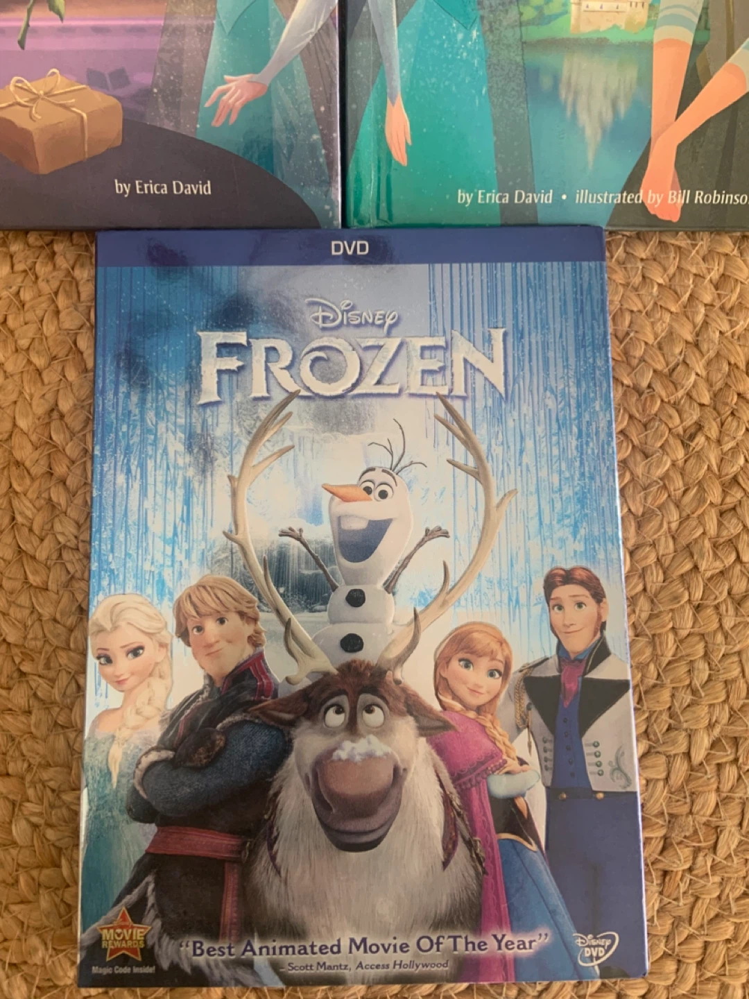 Disney Frozen DVD & Anna & Elsa Books - photo 2