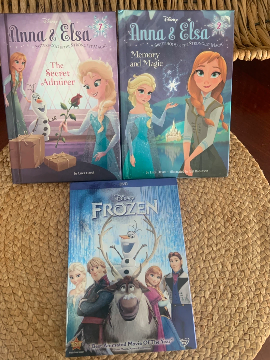 Disney Frozen DVD & Anna & Elsa Books