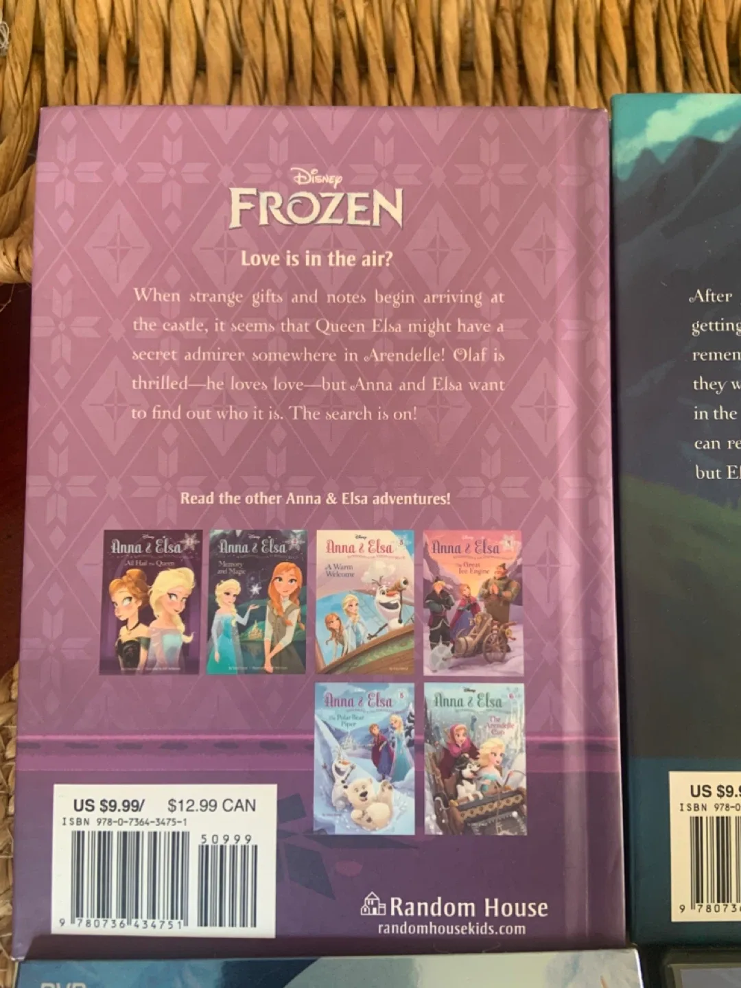 Disney Frozen DVD & Anna & Elsa Books image indicator(9)