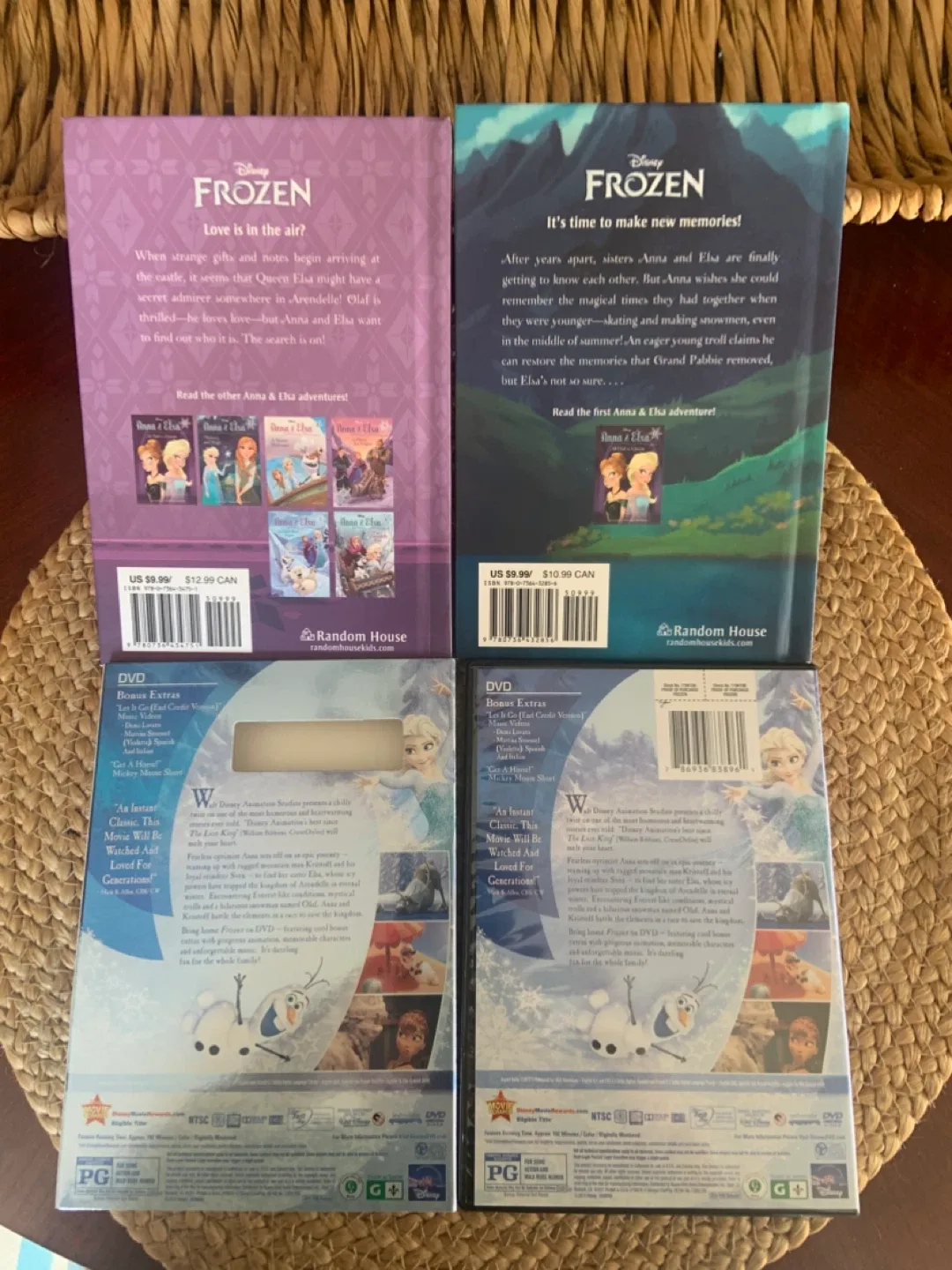 Disney Frozen DVD & Anna & Elsa Books image indicator(7)
