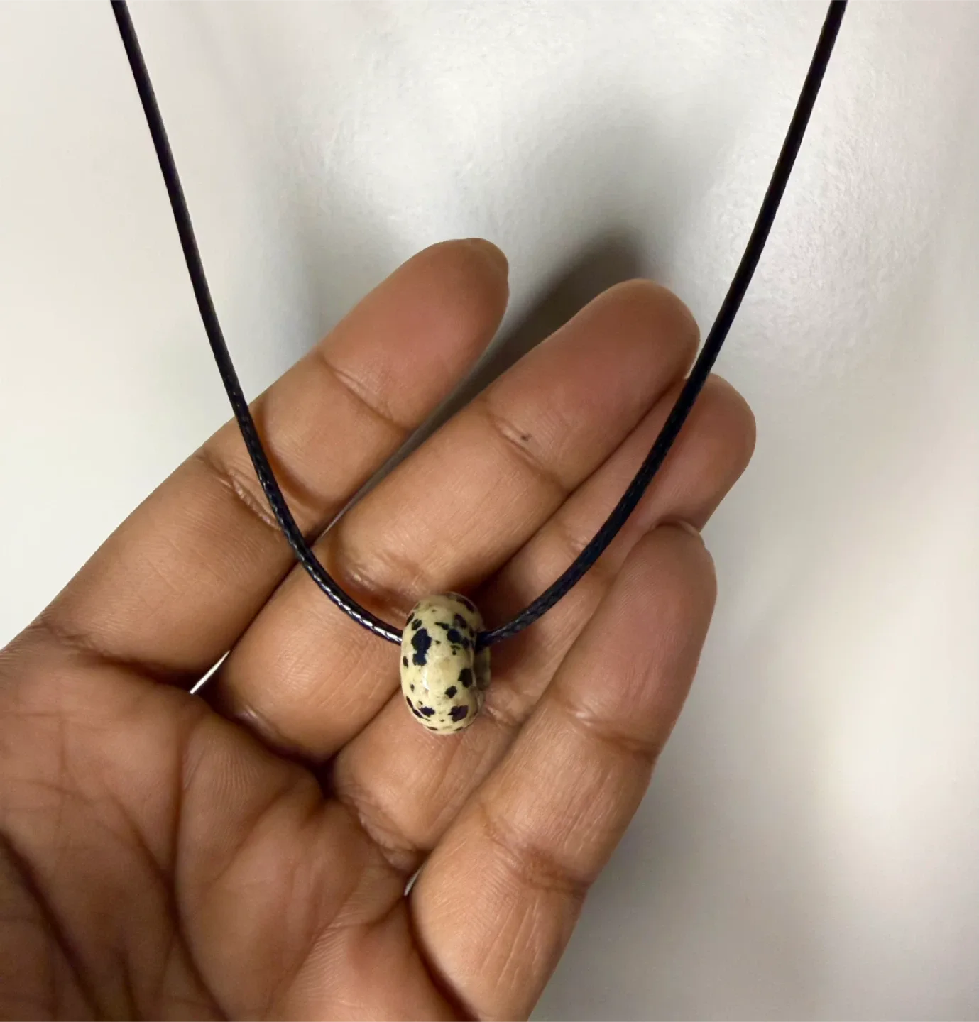 Handmade natural stone necklace image indicator(3)