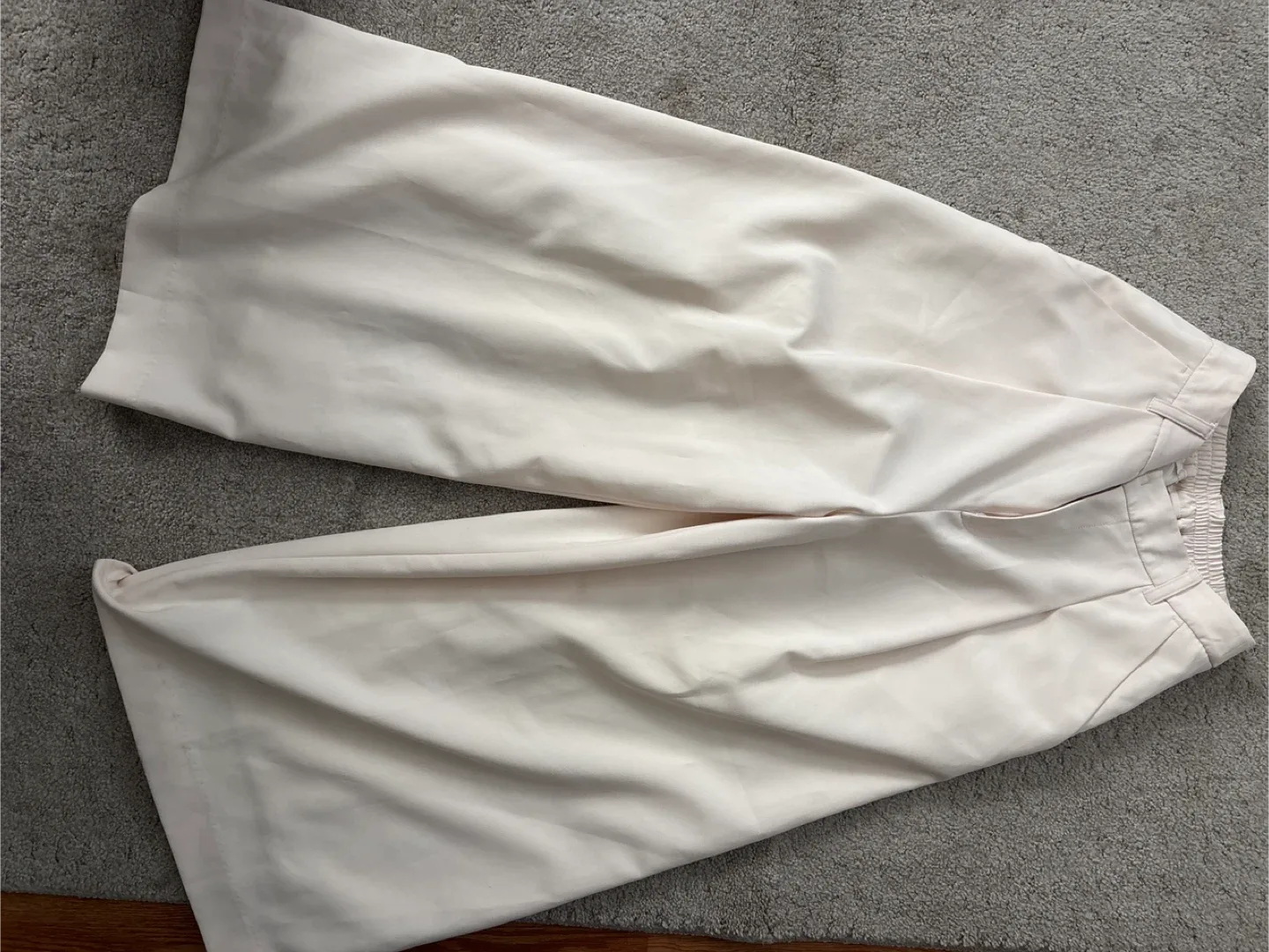 Urban Research Rosso Cream Wide Leg Pants Size 36 image indicator(2)