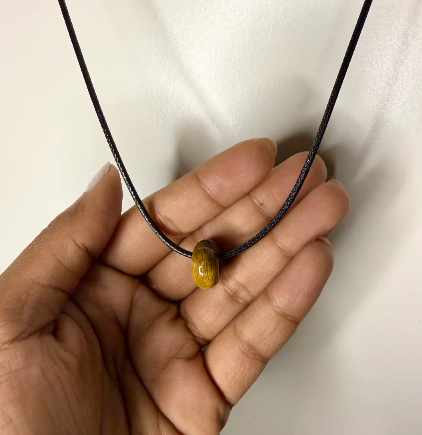 Handmade natural stone necklace image indicator(4)