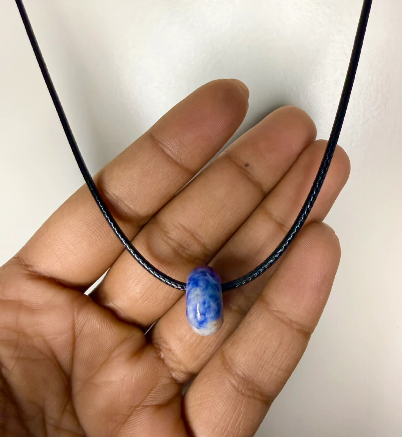 Handmade natural stone necklace - photo 2