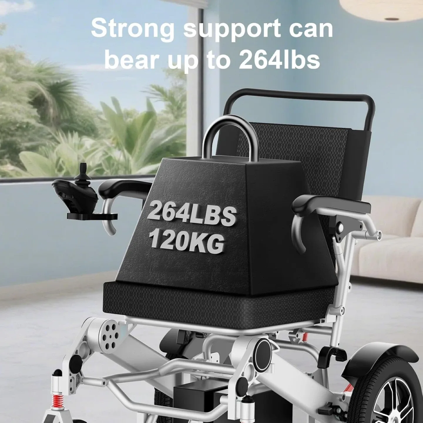 Brand new Electric Wheelchair 15.5+ miles range image indicator(2)
