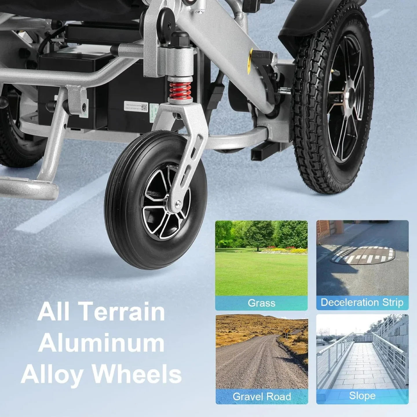 Brand new Electric Wheelchair 15.5+ miles range image indicator(6)