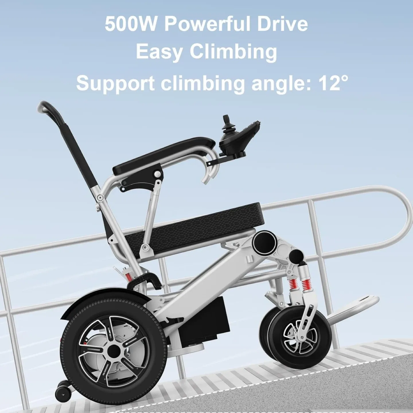 Brand new Electric Wheelchair 15.5+ miles range image indicator(4)