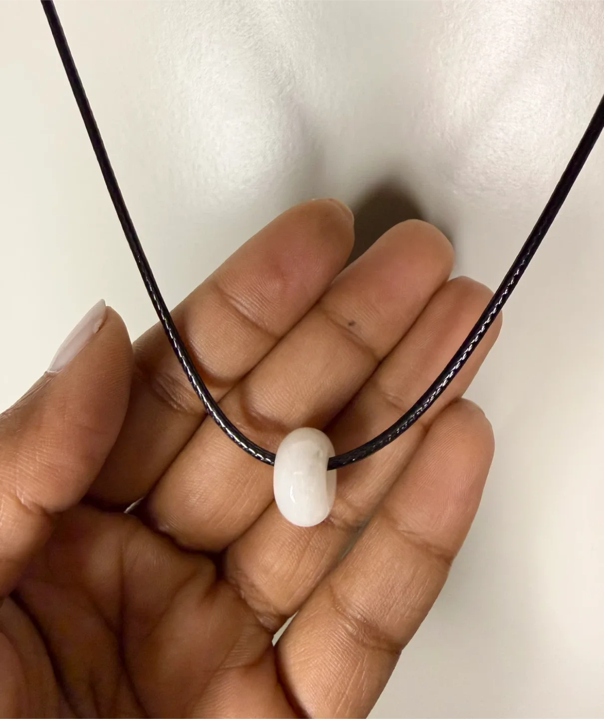 Handmade natural stone necklace image indicator(3)