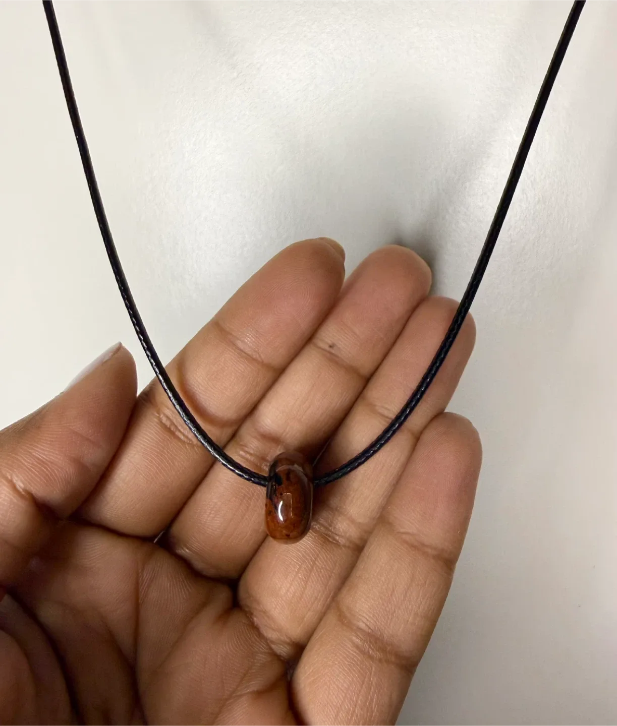 Handmade natural stone necklace image indicator(4)