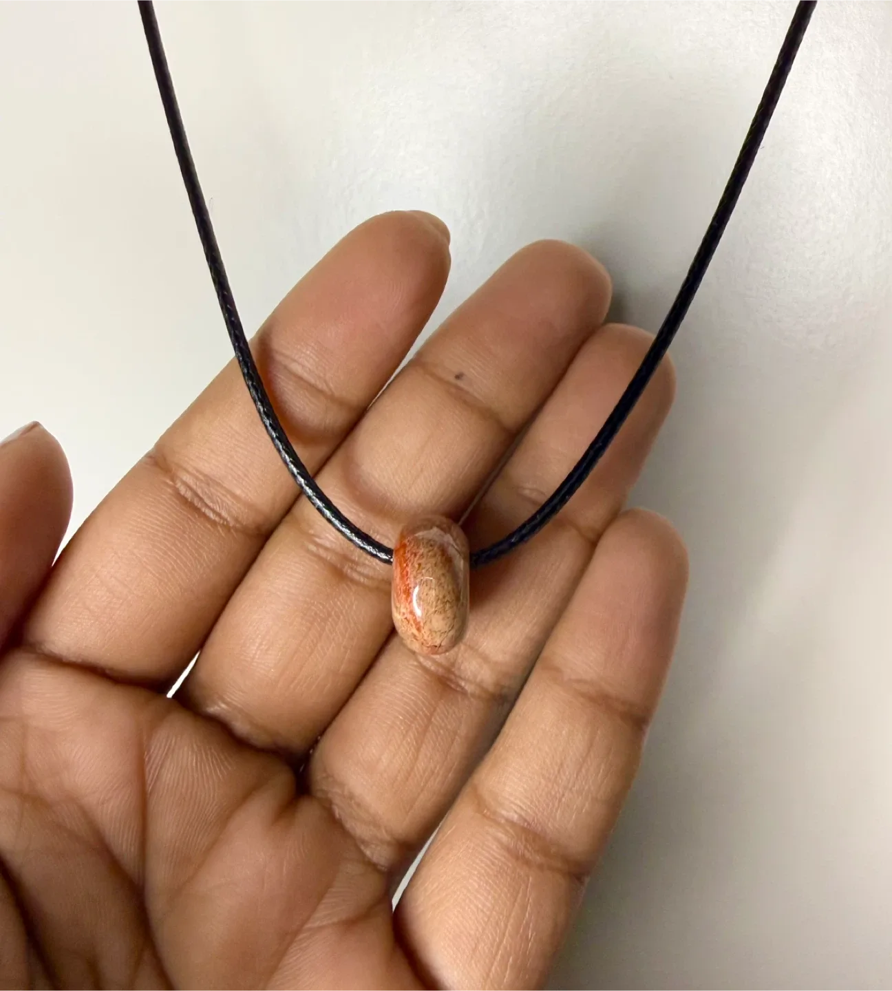 Handmade natural stone necklace image indicator(2)