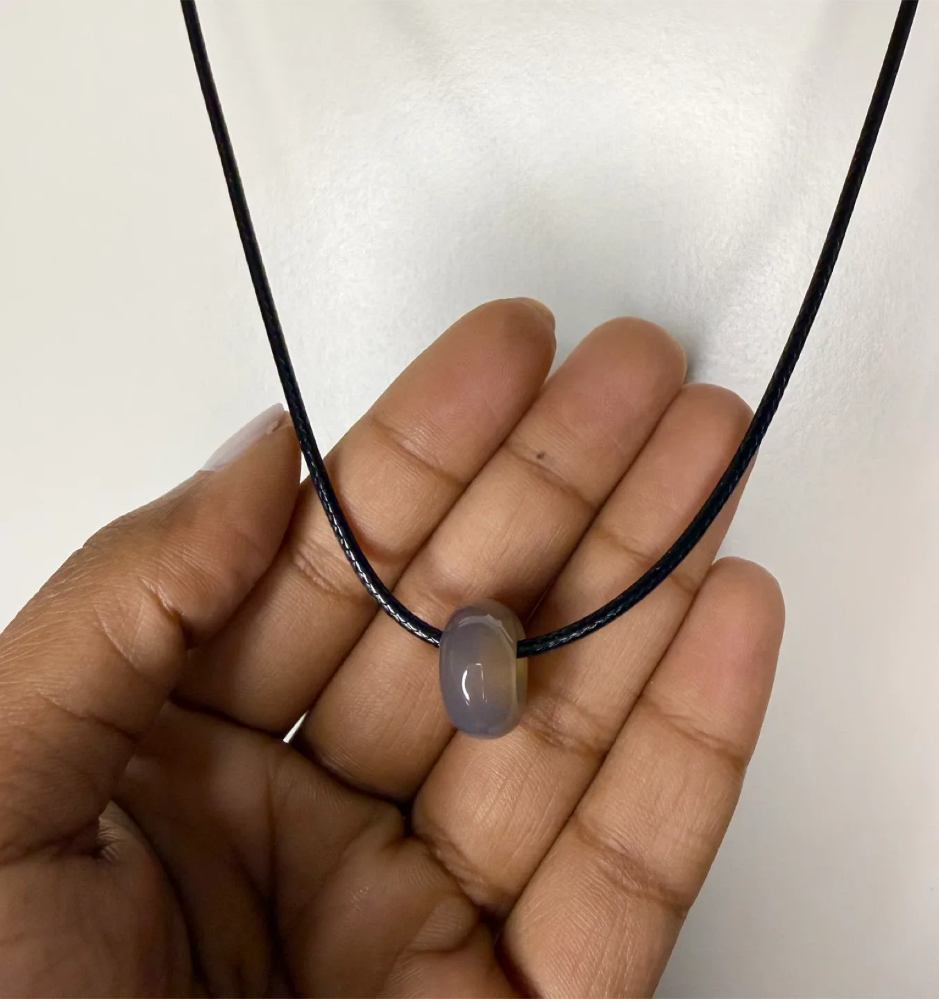 Handmade natural stone necklace image indicator(3)