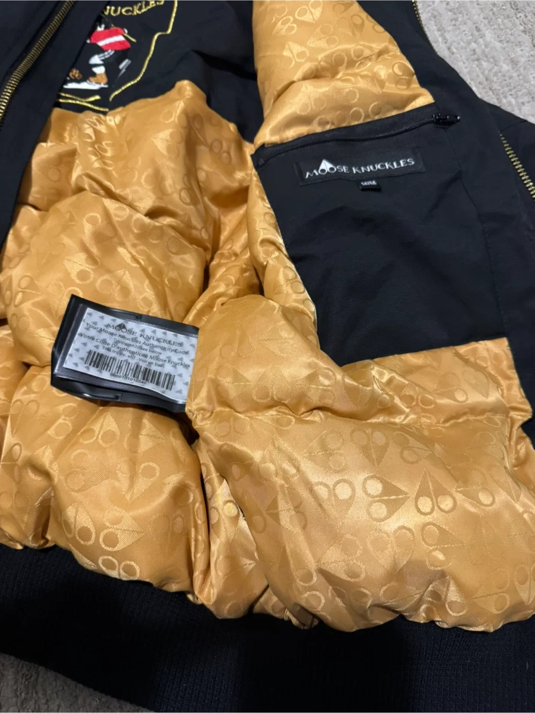 Moose Knuckles Bomber Jacket - Size Small image indicator(4)