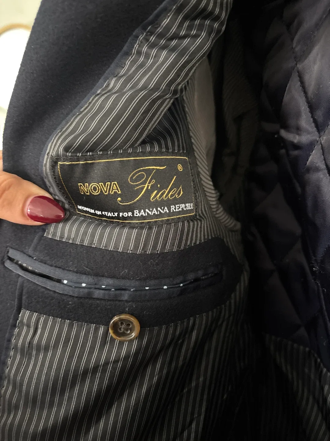 Banana Republic Nova Fides Wool Blend Coat - Size S image indicator(4)