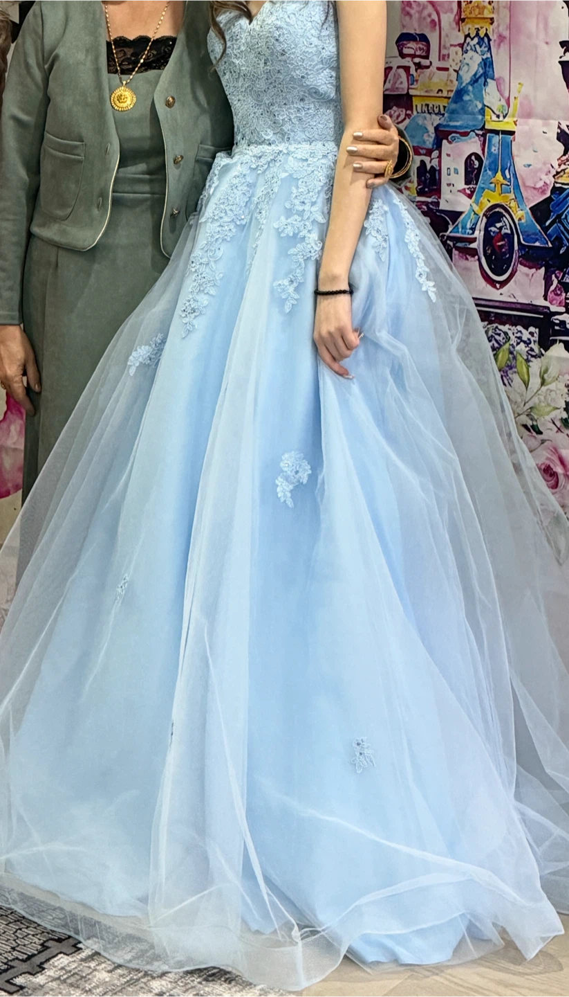Light Blue Formal Dress