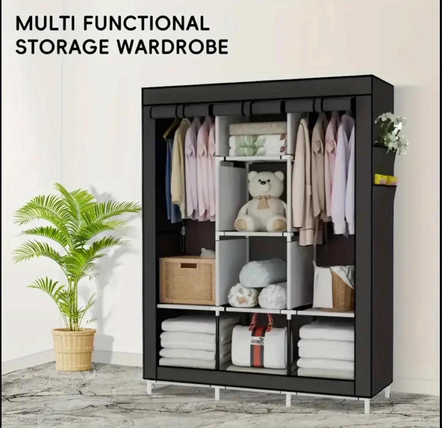 Portable Large Wardrobe - Brand new in box image indicator(3)