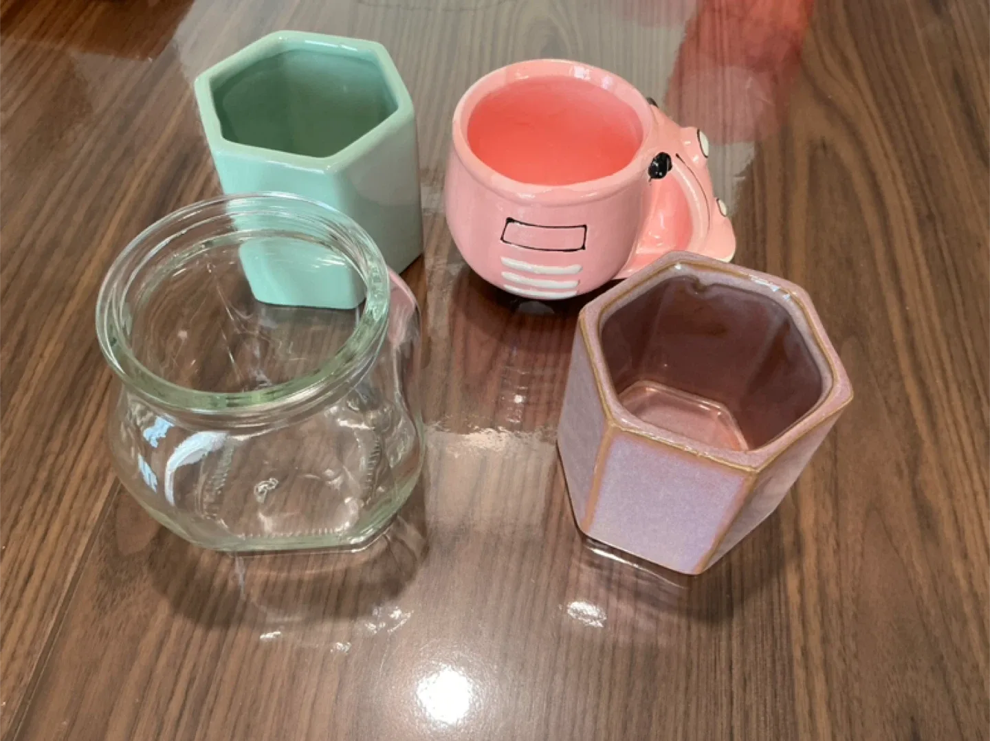 Four Assorted Decorative Planters