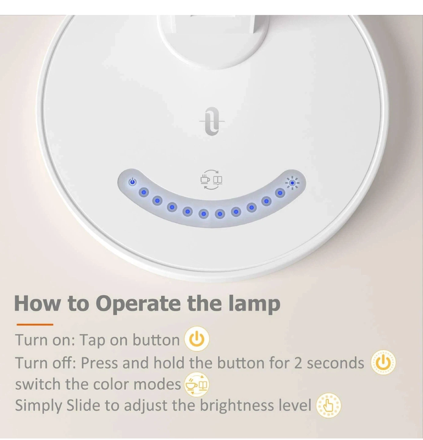 TaoTronics LED Desk Lamp - White - photo 4