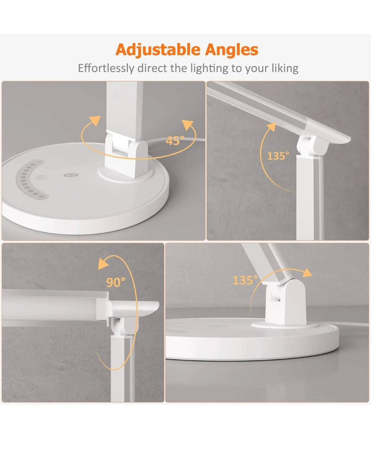 TaoTronics LED Desk Lamp - White - photo 3