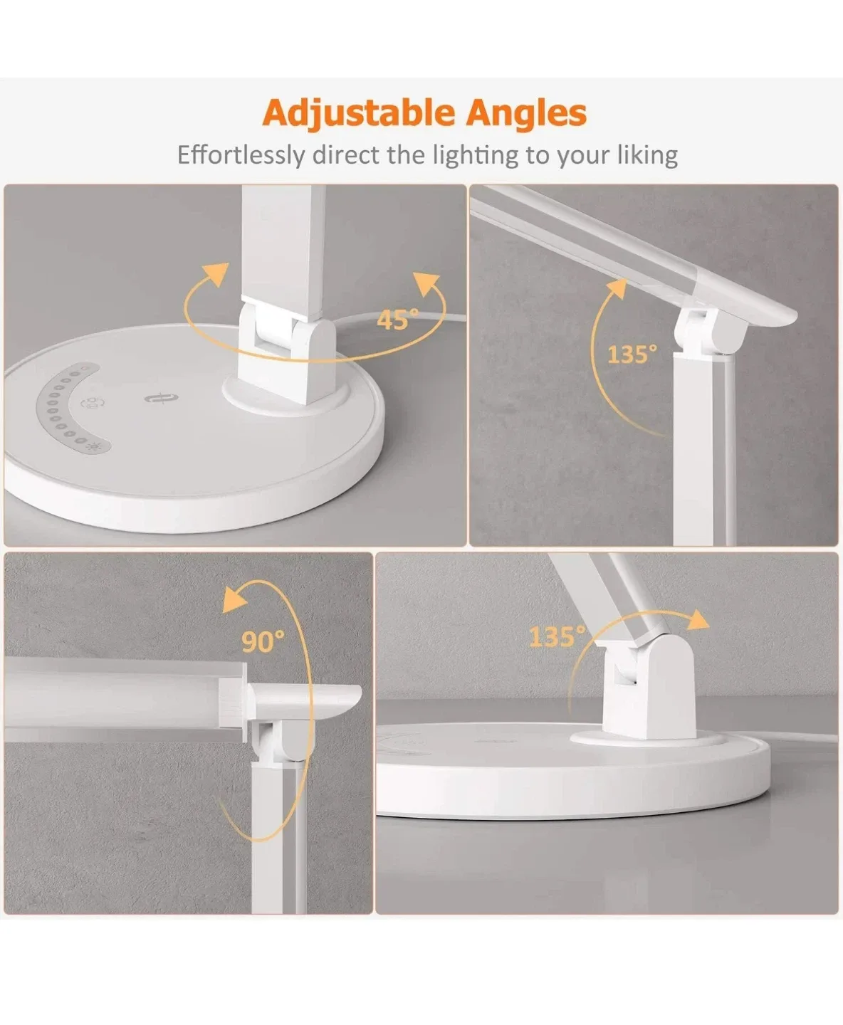 TaoTronics LED Desk Lamp - White image indicator(3)