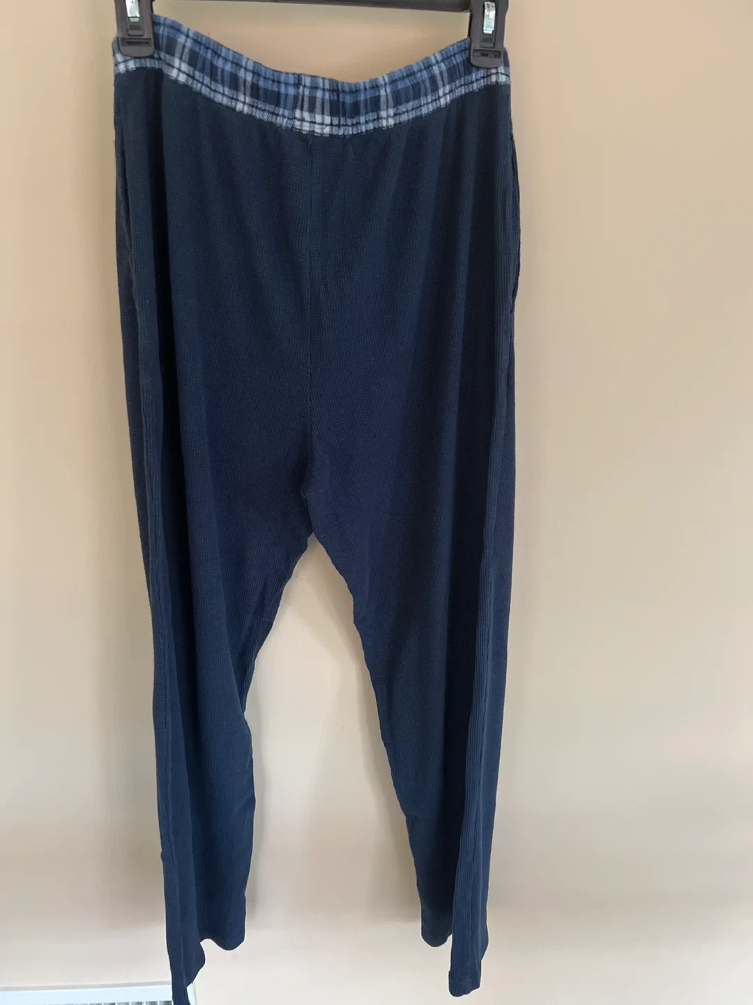 Hanes Blue Pajama Pants - Size Small image indicator(2)