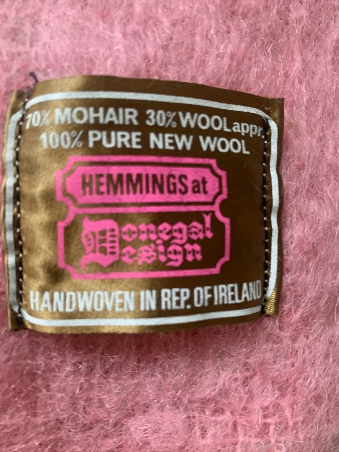 Scarf - Pink Mohair& wool image indicator(2)