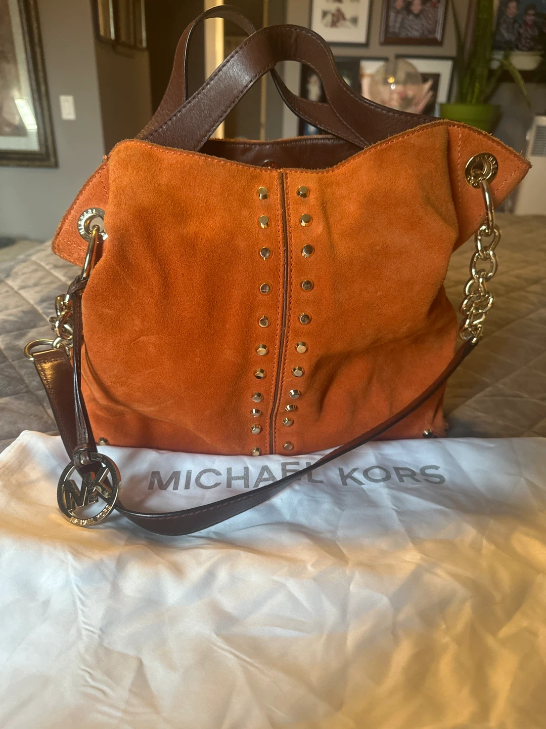 Michael Kors Suede Leather Bag
