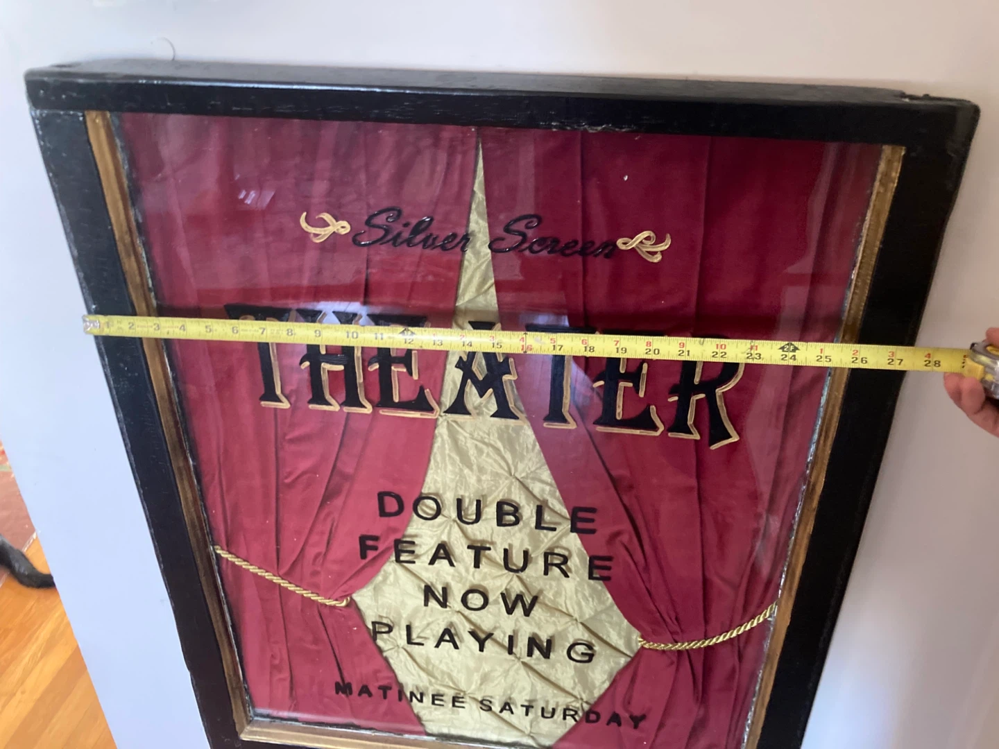 Silver Screen Theater Double Feature Sign - photo 3