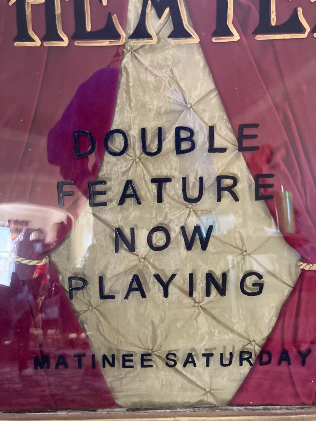 Silver Screen Theater Double Feature Sign - photo 4