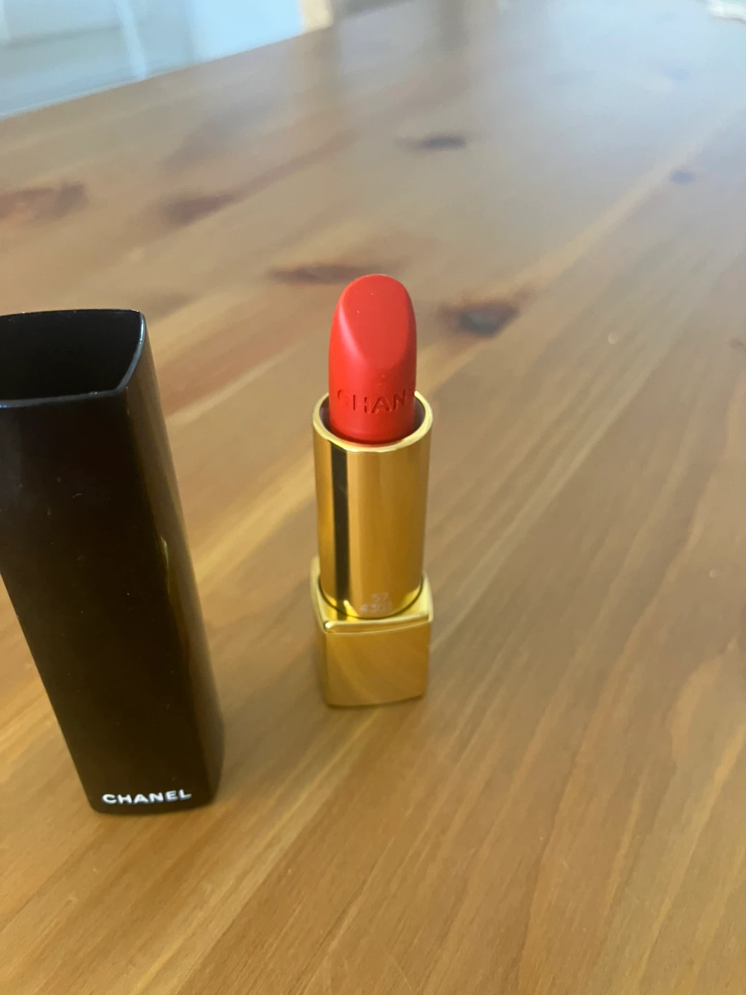 Chanel Rouge Allure Velvet Lipstick 57 Rouge Feu - photo 3