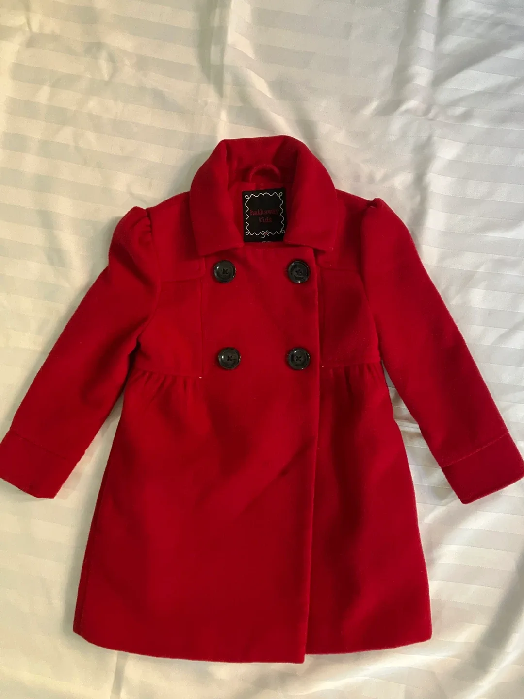 Stylish Kids Red Coat - Size XS (4-5) image indicator(2)